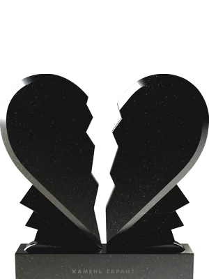 Двойной памятник из гранита на могилу 